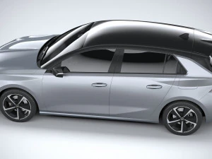 Opel Astra 2022 Basic 3D Model
