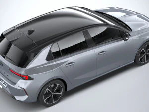 Opel Astra 2022 Basic 3D Model