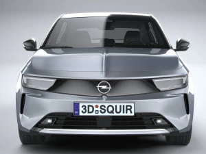 Opel Astra 2022 Basic 3D Model