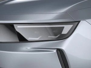 Opel Astra 2022 Basic 3D Model
