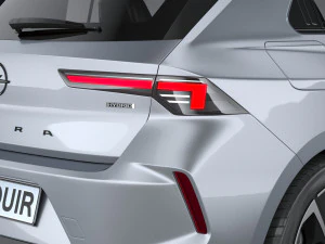 Opel Astra 2022 Basic 3D Model