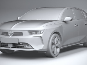 Opel Astra 2022 Basic Modello 3D
