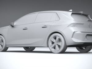 Opel Astra 2022 Basic Modello 3D