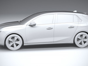 Opel Astra 2022 Basic Modello 3D