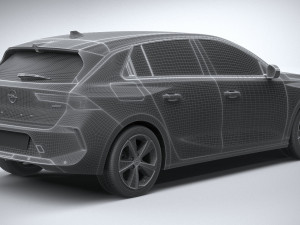 Opel Astra 2022 Basic Modello 3D