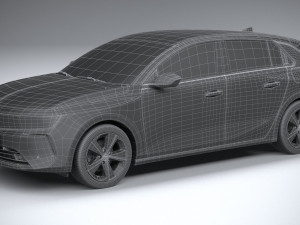 Opel Astra 2022 Basic Modello 3D