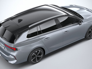 Opel Astra Sports Tourer 2022 Basic 3D Модель