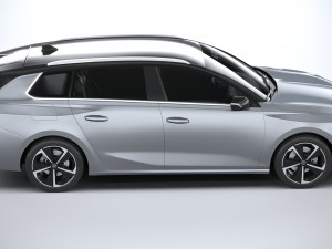 Opel Astra Sports Tourer 2022 Basic 3D Модель