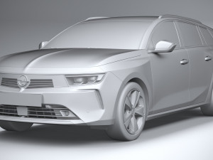 Opel Astra Sports Tourer 2022 Basic 3D Модель