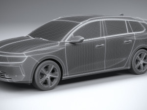 Opel Astra Sports Tourer 2022 Basic 3D Модель