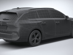 Opel Astra Sports Tourer 2022 Basic 3D Модель