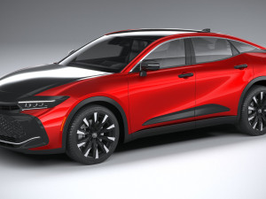Toyota Crown Platinum 2023 3D Model