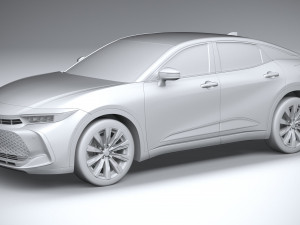 Toyota Crown Platinum 2023 3D Model