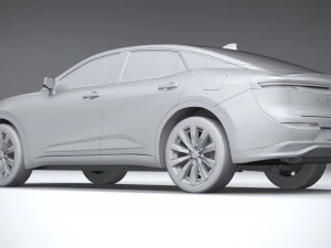 Toyota Crown Platinum 2023 3D Model