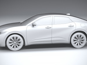 Toyota Crown Platinum 2023 3D Model