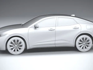 Toyota Crown Platinum 2023 3D Model
