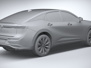Toyota Crown Platinum 2023 3D Model