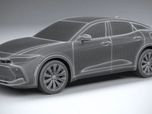 Toyota Crown Platinum 2023 3D Model