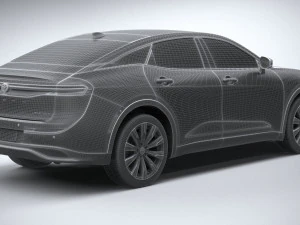 Toyota Crown Platinum 2023 3D Model