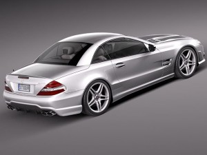 Mercedes-Benz SL65 AMG 2010 Modelo 3D