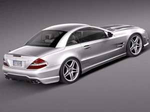 Mercedes-Benz SL65 AMG 2010 3D Model