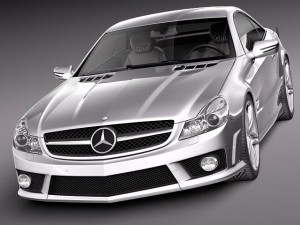 Mercedes-Benz SL65 AMG 2010 Modelo 3D