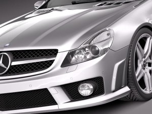 Mercedes-Benz SL65 AMG 2010 Modelo 3D