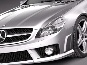 Mercedes-Benz SL65 AMG 2010 3D Model