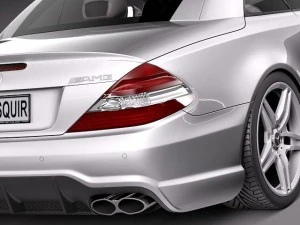 Mercedes-Benz SL65 AMG 2010 3D Model