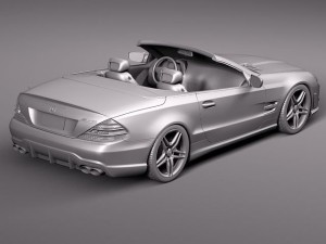 Mercedes-Benz SL65 AMG 2010 Modelo 3D