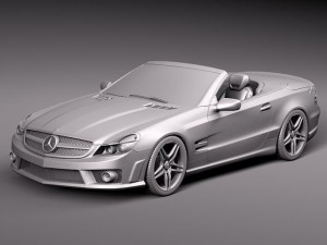 Mercedes-Benz SL65 AMG 2010 Modelo 3D