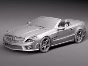 Mercedes-Benz SL65 AMG 2010 3D Model
