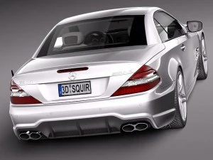 Mercedes-Benz SL65 AMG 2010 3D Model