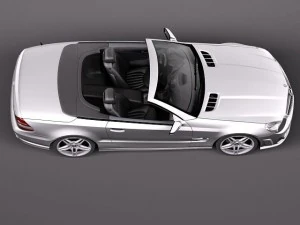 Mercedes-Benz SL65 AMG 2010 3D Model