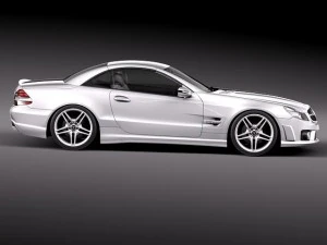 Mercedes-Benz SL65 AMG 2010 3D Model