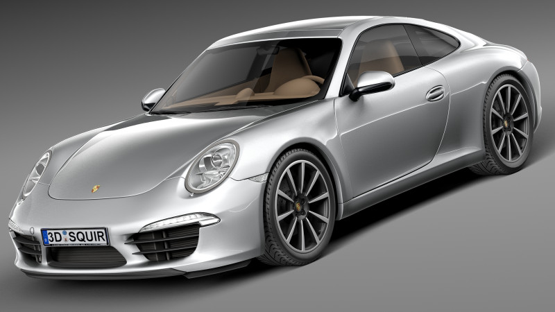 Porsche 911 Carrera 2013 3D 모델 .c4d .max .obj .3ds .fbx .stl .blend 