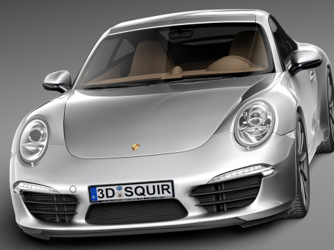 Porsche 911 Carrera 2013 3D 모델