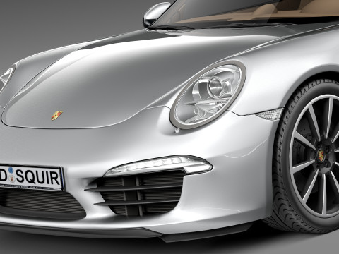 Porsche 911 Carrera 2013 3D 모델