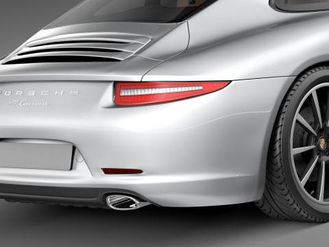 Porsche 911 Carrera 2013 3D 모델