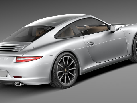 Porsche 911 Carrera 2013 3D 모델