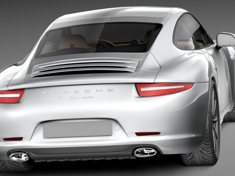 Porsche 911 Carrera 2013 3D 모델