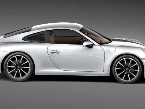 Porsche 911 Carrera 2013 3D 모델