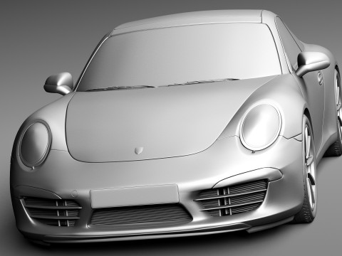 Porsche 911 Carrera 2013 3D 모델