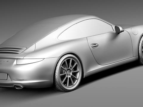Porsche 911 Carrera 2013 3D 모델