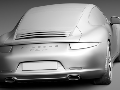Porsche 911 Carrera 2013 3D 모델