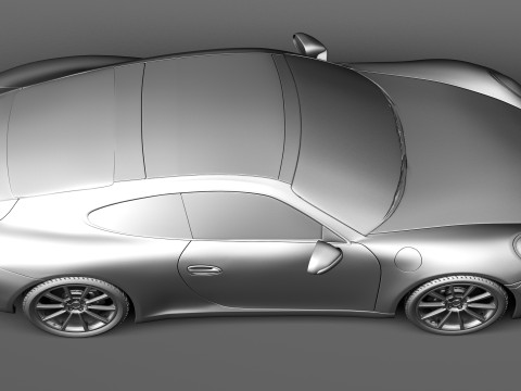 Porsche 911 Carrera 2013 3D 모델