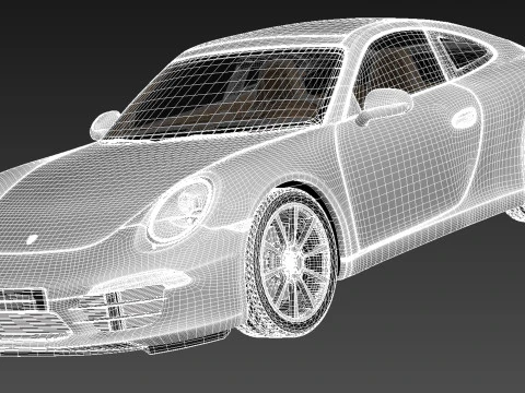 Porsche 911 Carrera 2013 3D Model
