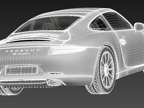 Porsche 911 Carrera 2013 3D 모델