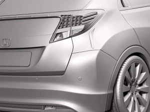 Honda Civic 2012 European 3D Model
