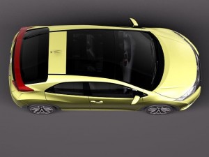 Honda Civic 2012 European 3D Модель